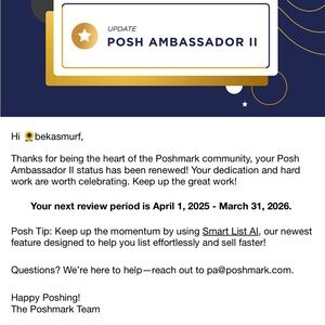 Posh Ambassador II Update Card